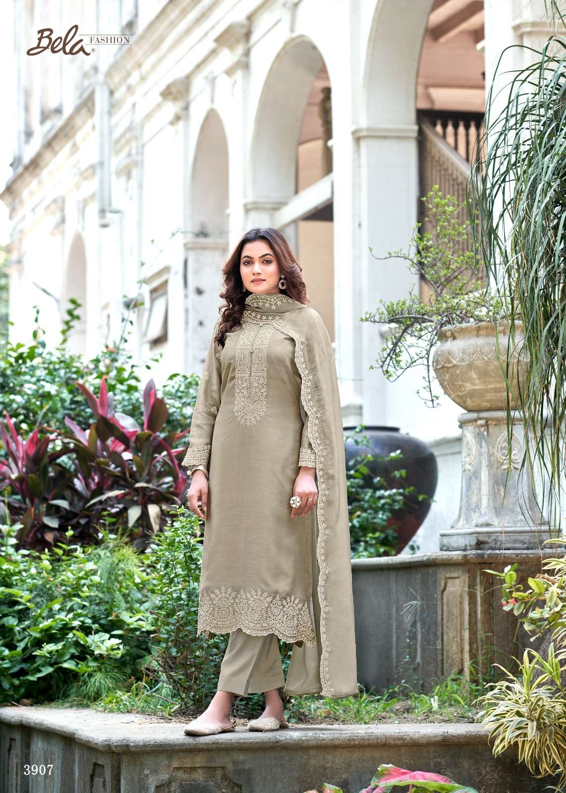 Shakeba By Bela Fashion 3906 To 3912 Series Beautiful Festive Suits Colorful Stylish Fancy Casual Wear & Ethnic Wear Pure Muslin Digital Print Dresses At Wholesale Price