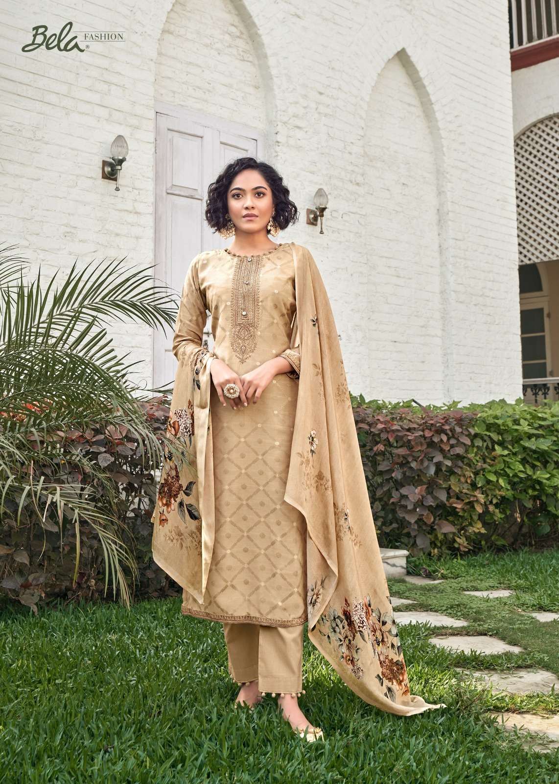 Mahiraah By Bela Fashion 3852 To 3858 Series Beautiful Festive Suits Colorful Stylish Fancy Casual Wear & Ethnic Wear Pure Muslin Jacquard Dresses At Wholesale Price
