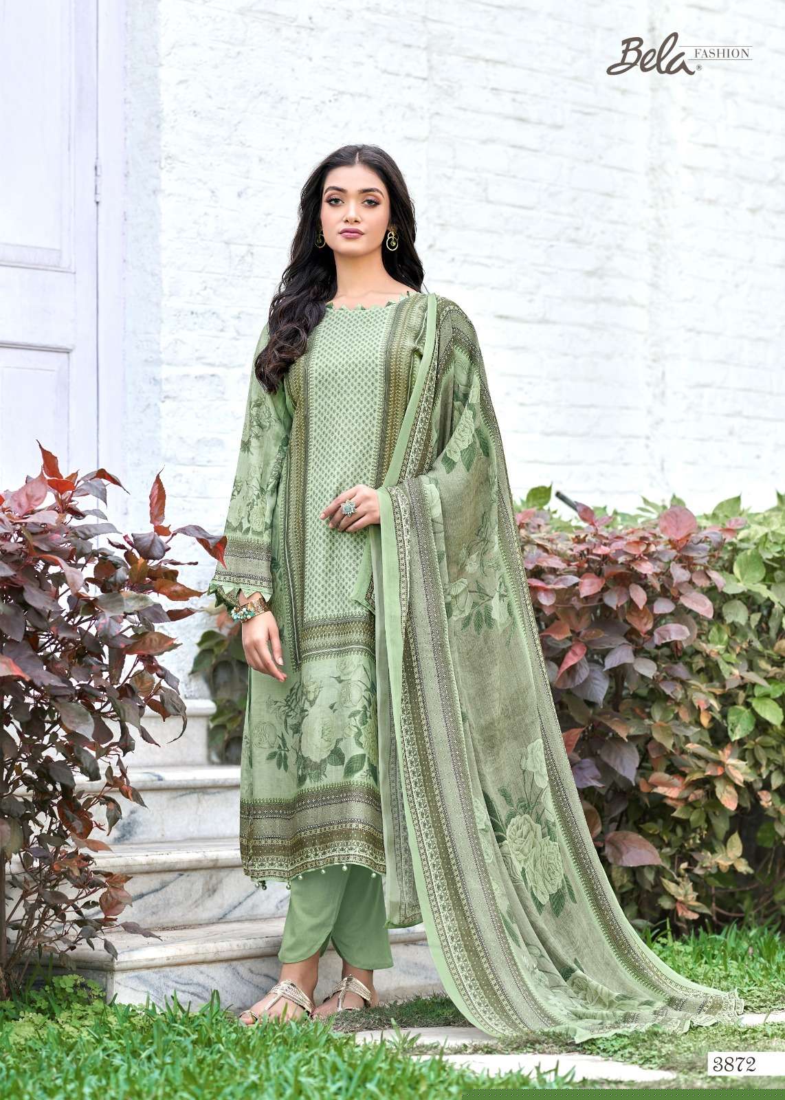 Noor By Bela Fashion 3870 To 3876 Series Beautiful Festive Suits Colorful Stylish Fancy Casual Wear & Ethnic Wear Cotton Silk Dresses At Wholesale Price