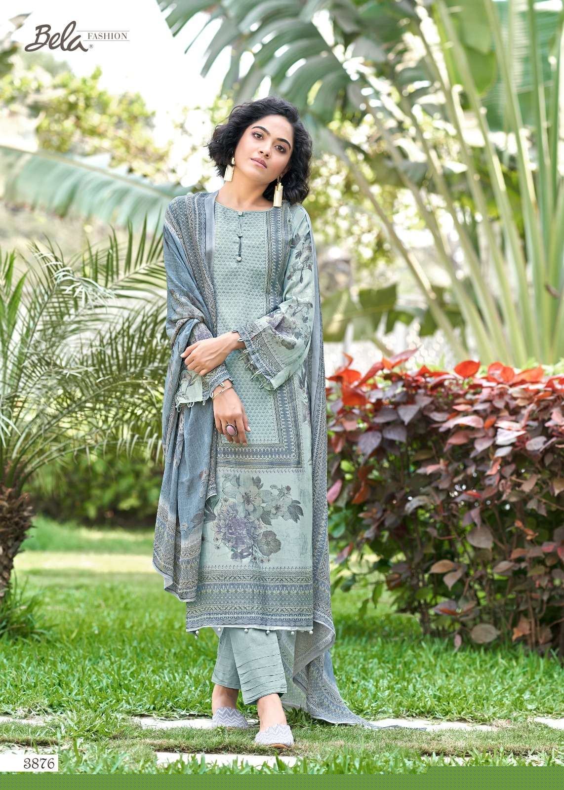 Noor By Bela Fashion 3870 To 3876 Series Beautiful Festive Suits Colorful Stylish Fancy Casual Wear & Ethnic Wear Cotton Silk Dresses At Wholesale Price