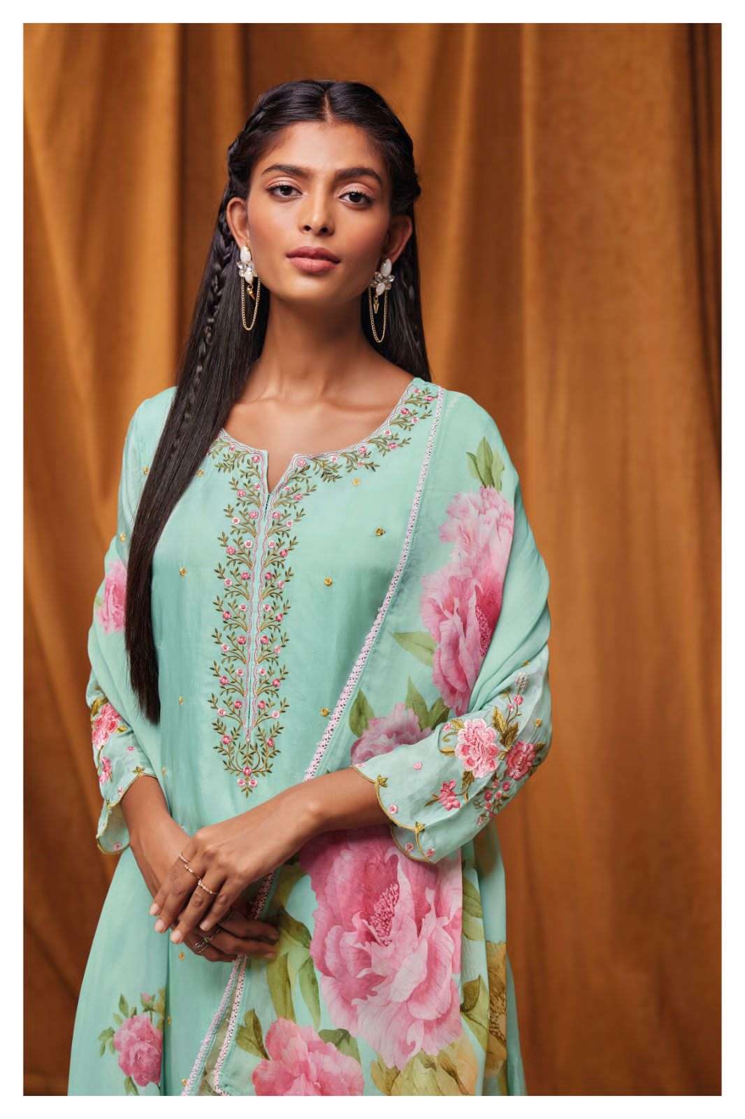 Bandana-1716 By Ganga Fashion 1716-A To 1716-B Series Designer Festive Suits Beautiful Fancy Stylish Colorful Party Wear & Occasional Wear Bemberg Silk Dresses At Wholesale Price