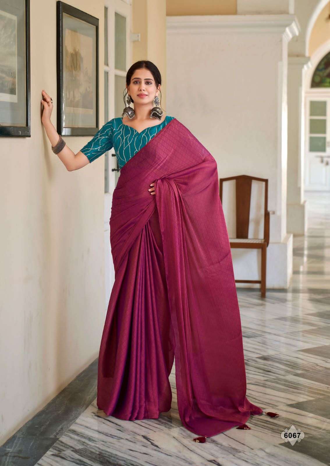 Mirai By Kashvi Creation 6063 To 6070 Series Indian Traditional Wear Collection Beautiful Stylish Fancy Colorful Party Wear & Occasional Wear Soft Satin Sarees At Wholesale Price