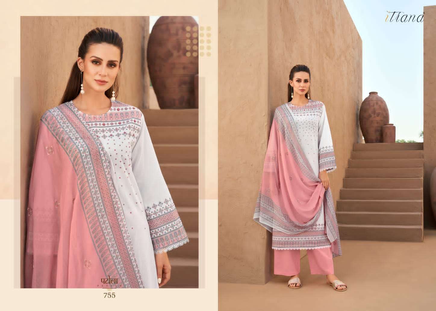 Patola By Itrana Beautiful Suits Colorful Stylish Fancy Casual Wear & Ethnic Wear Pure Lawn Cotton Dresses At Wholesale Price