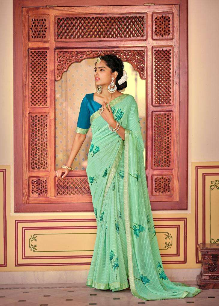 Ragini By Kashvi Creation 4001 To 4010 Series Indian Traditional Wear Collection Beautiful Stylish Fancy Colorful Party Wear & Occasional Wear Georgette Sarees At Wholesale Price