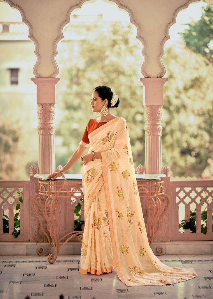 Ragini By Kashvi Creation 4001 To 4010 Series Indian Traditional Wear Collection Beautiful Stylish Fancy Colorful Party Wear & Occasional Wear Georgette Sarees At Wholesale Price