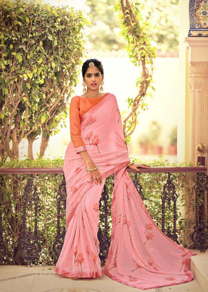 Ragini By Kashvi Creation 4001 To 4010 Series Indian Traditional Wear Collection Beautiful Stylish Fancy Colorful Party Wear & Occasional Wear Georgette Sarees At Wholesale Price
