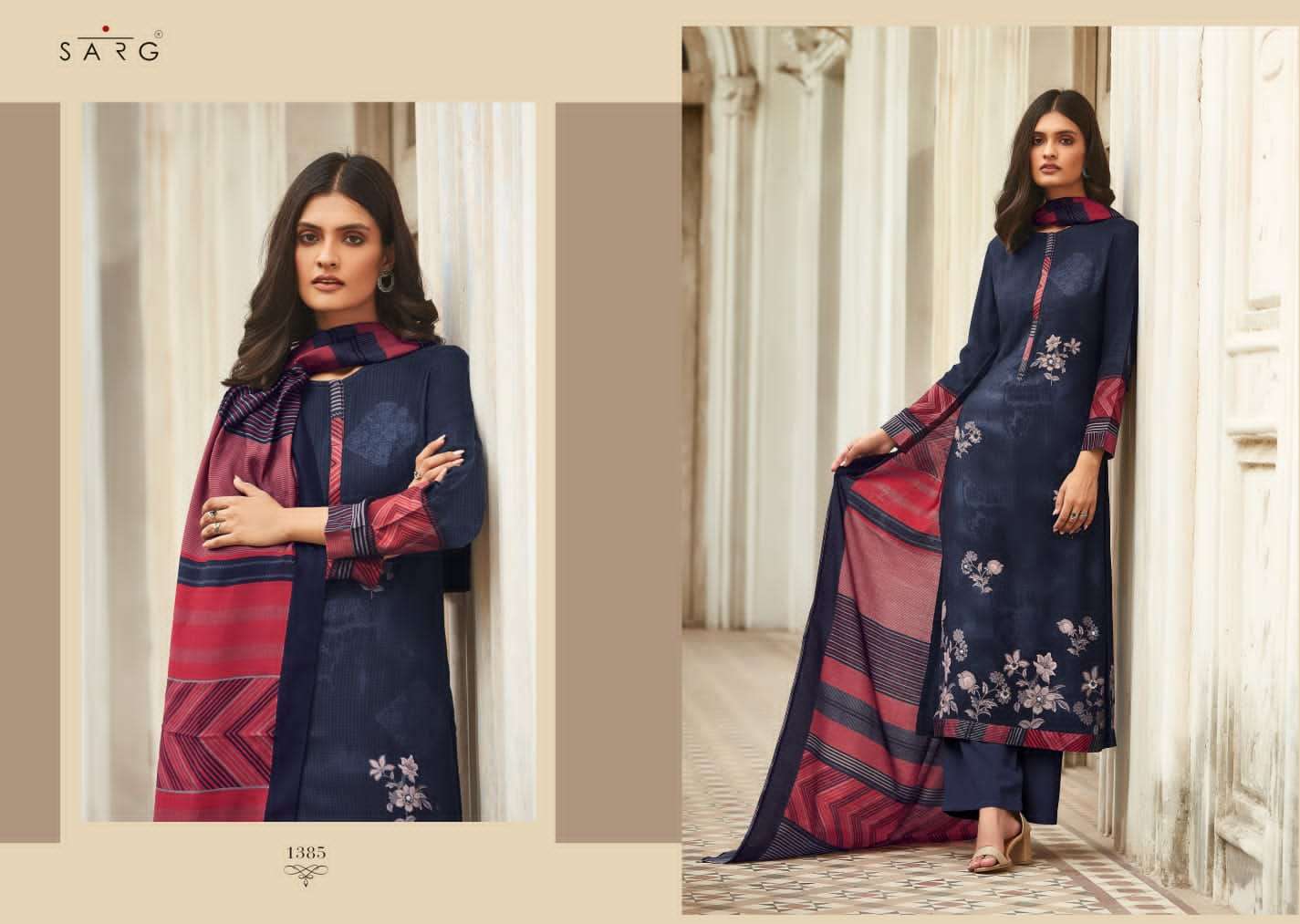 Aromatic Meadow By Sarg Beautiful Stylish Festive Suits Fancy Colorful Casual Wear & Ethnic Wear & Ready To Wear Pure Lawn Cotton Print Dresses At Wholesale Price