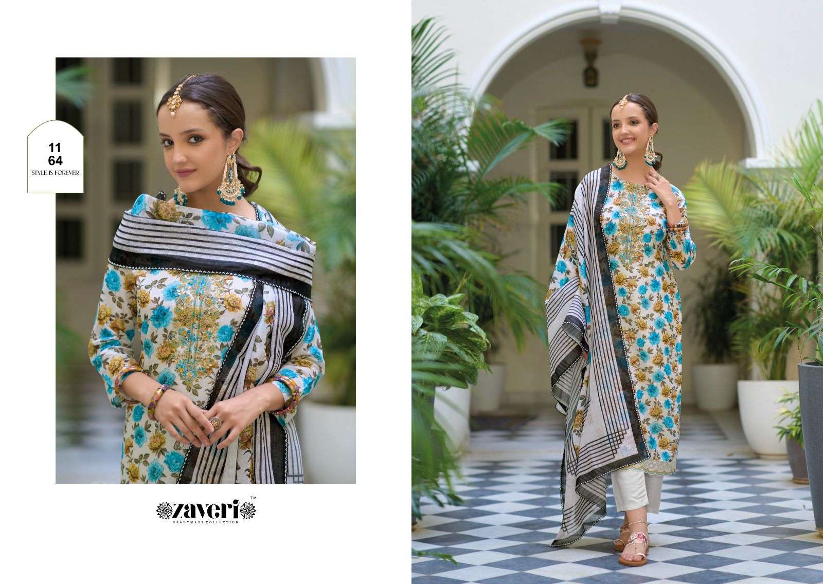 Ayleen By Zaveri 1163 To 1166 Beautiful Stylish Festive Suits Fancy Colorful Casual Wear & Ethnic Wear & Ready To Wear Linen Embroidered Dresses At Wholesale Price