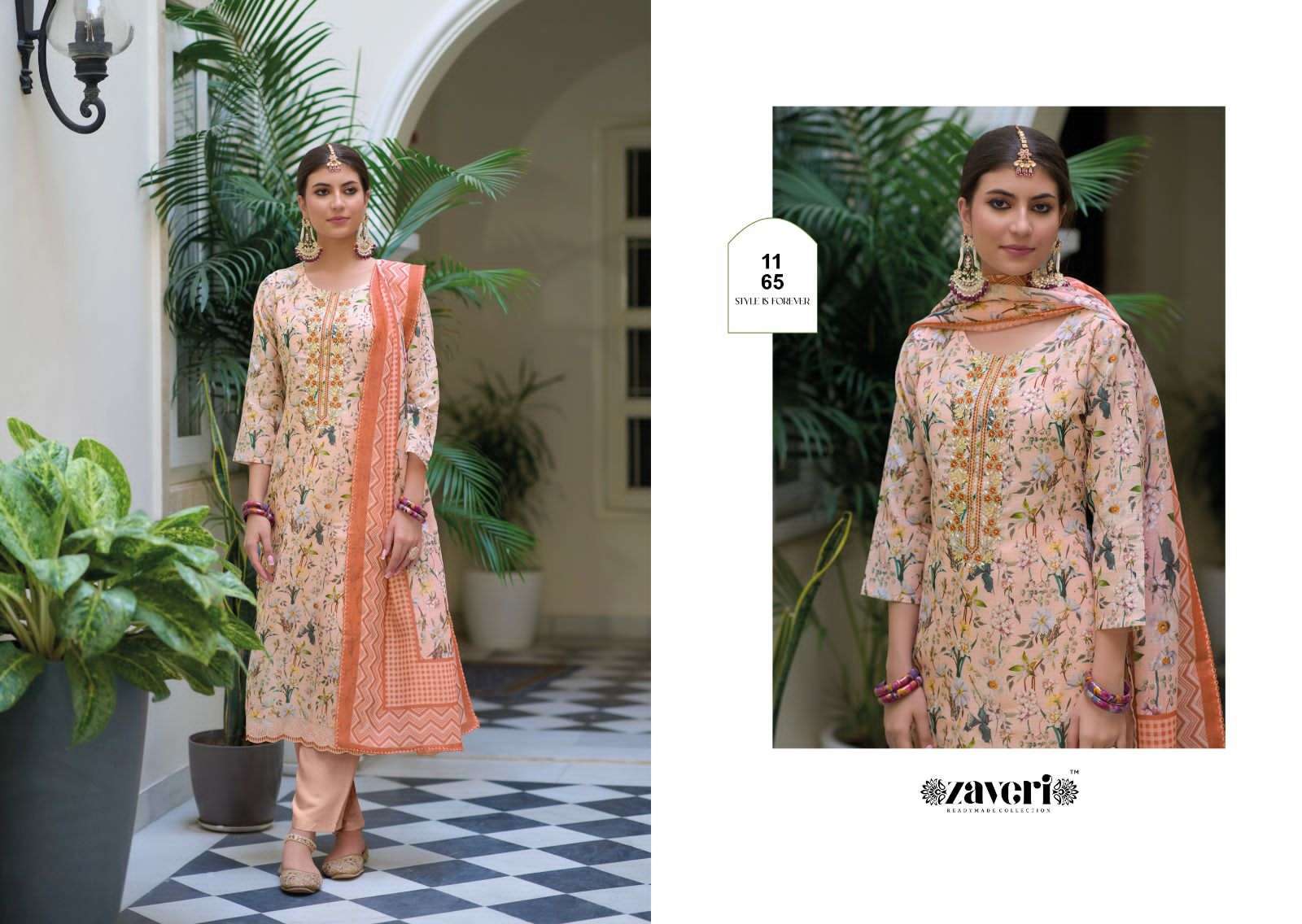 Ayleen By Zaveri 1163 To 1166 Beautiful Stylish Festive Suits Fancy Colorful Casual Wear & Ethnic Wear & Ready To Wear Linen Embroidered Dresses At Wholesale Price