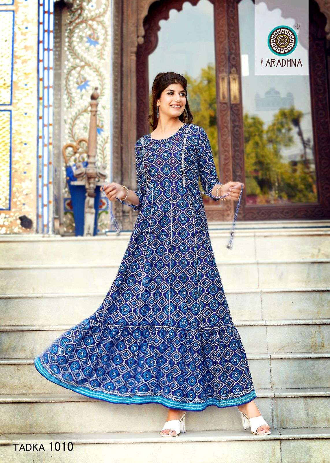 Fashion Tadka Vol-1 By Aradhna Fashion 1001 To 1010 Series Designer Stylish Fancy Colorful Beautiful Party Wear & Ethnic Wear Collection Rayon Print Gowns At Wholesale Price