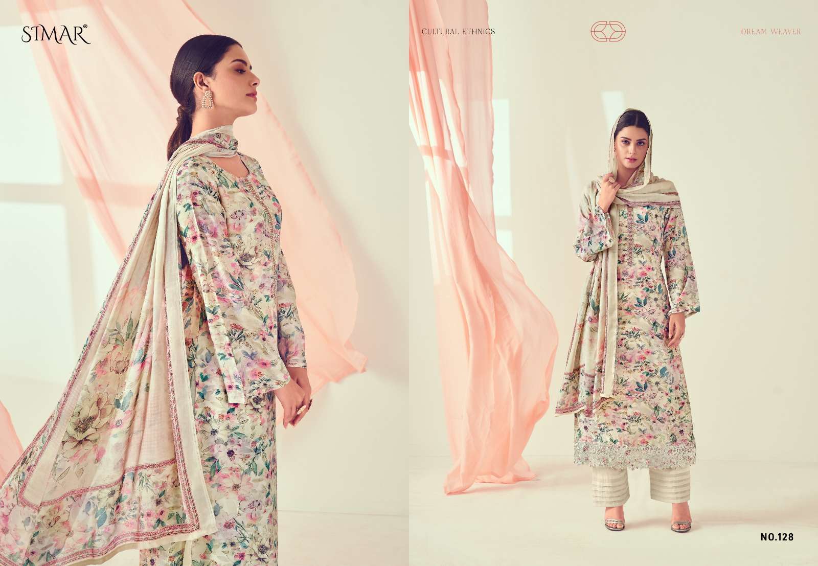 Haseena By Glossy 126 To 130 Beautiful Stylish Festive Suits Fancy Colorful Casual Wear & Ethnic Wear & Ready To Wear Viscose Muslin Digital Print Dresses At Wholesale Price