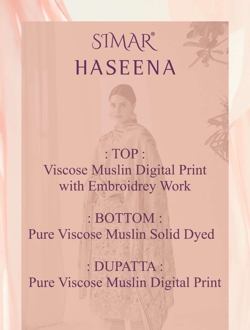 Haseena By Glossy 126 To 130 Beautiful Stylish Festive Suits Fancy Colorful Casual Wear & Ethnic Wear & Ready To Wear Viscose Muslin Digital Print Dresses At Wholesale Price