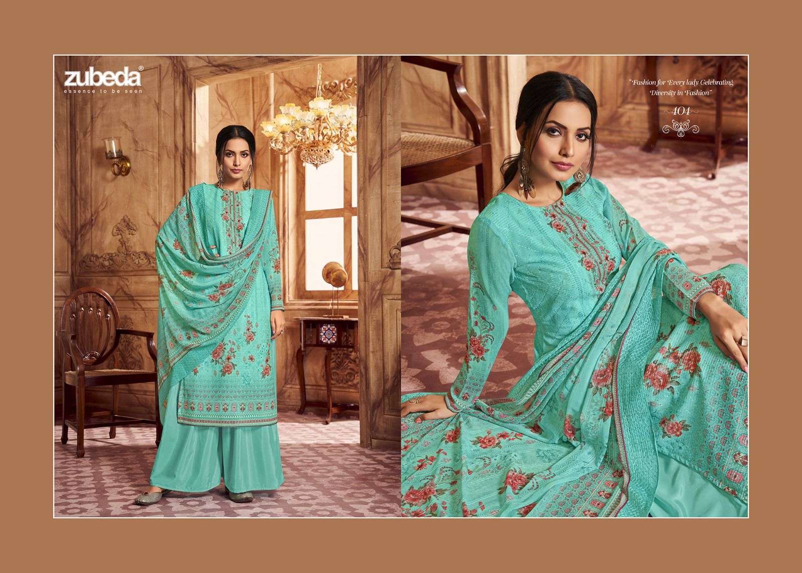 Pakiza By Zubeda 401 To 406 Series Beautiful Festive Suits Stylish Colorful Fancy Casual Wear & Ethnic Wear Georgette Embroidered Dresses At Wholesale Price