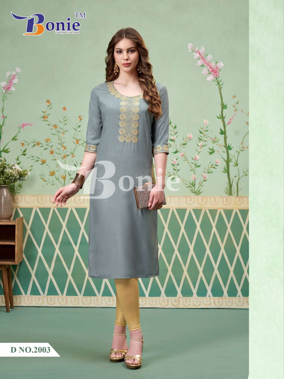 Victoria Vol-2 By Bonie 2001 To 2006 Series Beautiful Stylish Fancy Colorful Casual Wear & Ethnic Wear Silk With Work Kurtis At Wholesale Price