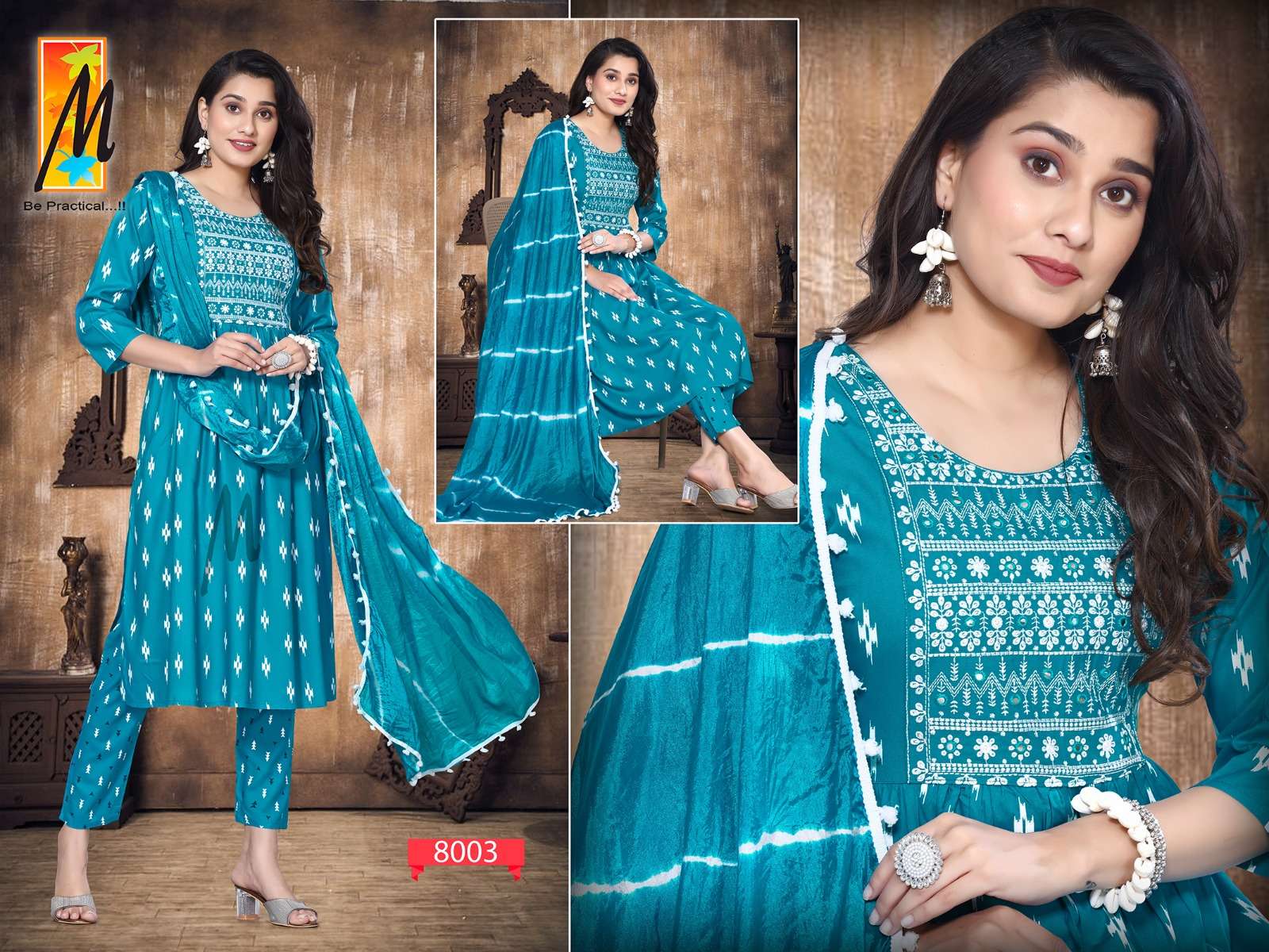 Nazakat By Master 8001 To 8008 Series Beautiful Summer Collection Pakisatni Suits Stylish Fancy Colorful Casual Wear & Ethnic Wear Rayon Print Dresses At Wholesale Price