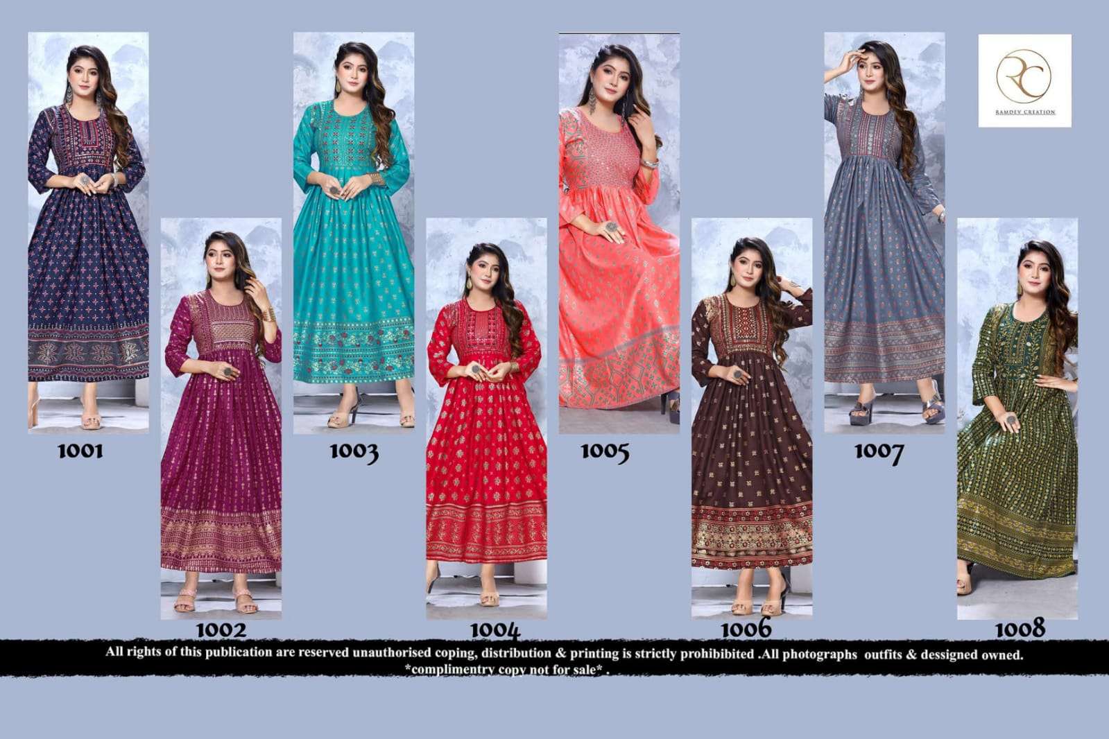 Manchali Vol-5 By Rc 1001 To 1008 Series Beautiful Stylish Fancy Colorful Casual Wear & Ethnic Wear Rayon Print Gowns At Wholesale Price