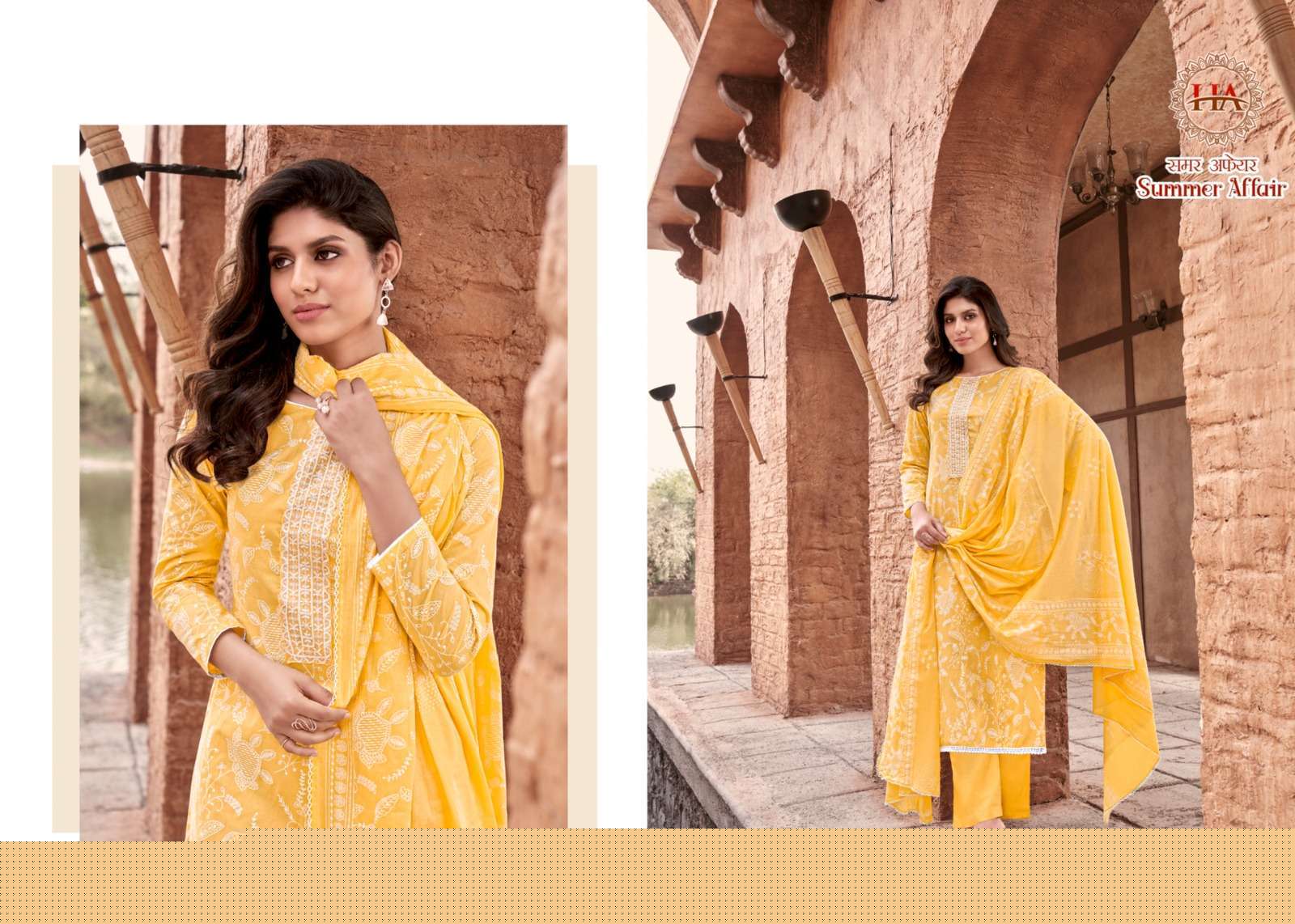 Summer Affair By Harshit Fashion Hub 1239-001 To 1239-008 Series Beautiful Stylish Suits Fancy Colorful Casual Wear & Ethnic Wear & Ready To Wear Pure Cambric Print Dresses At Wholesale Price