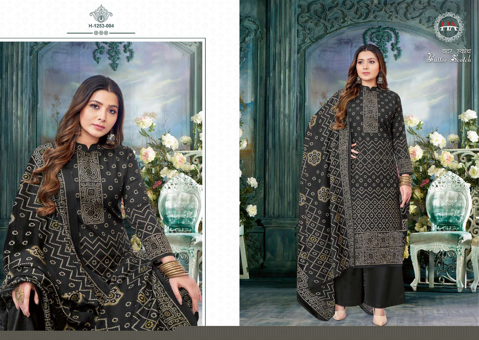 Butter Scotch By Hasrhit Fashion Hub 1253-001 To 1253-010 Series Beautiful Suits Colorful Stylish Fancy Casual Wear & Ethnic Wear Pure Cotton Print Dresses At Wholesale Price