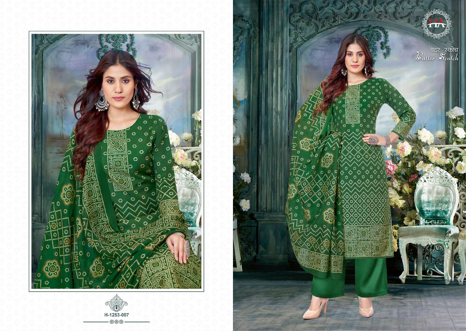 Butter Scotch By Hasrhit Fashion Hub 1253-001 To 1253-010 Series Beautiful Suits Colorful Stylish Fancy Casual Wear & Ethnic Wear Pure Cotton Print Dresses At Wholesale Price