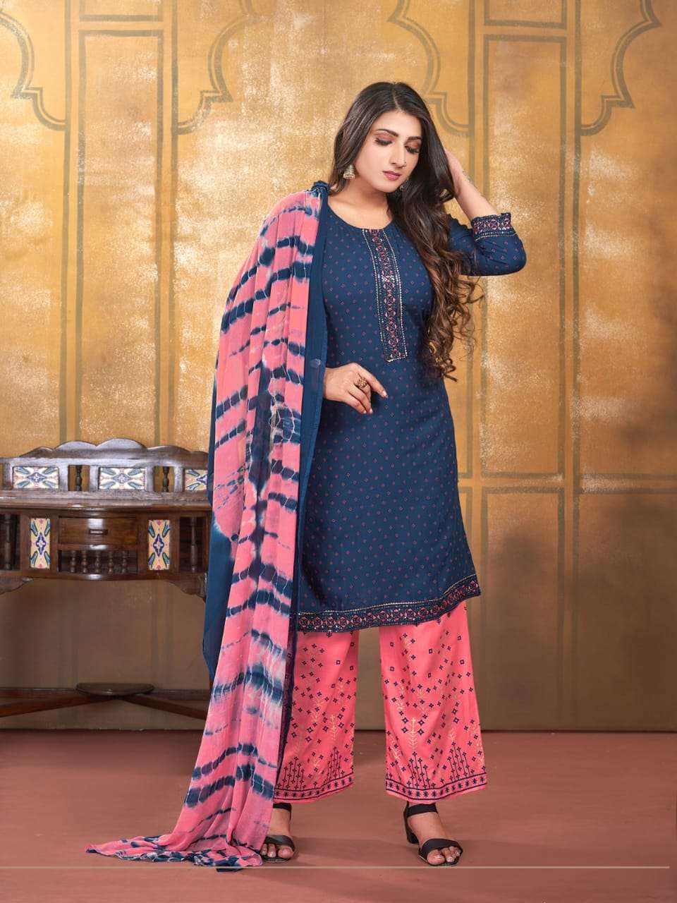 Chunri Vol-4 By Kinti 101 To 106 Series Beautiful Suits Colorful Stylish Fancy Casual Wear & Ethnic Wear Heavy Rayon Dresses At Wholesale Price