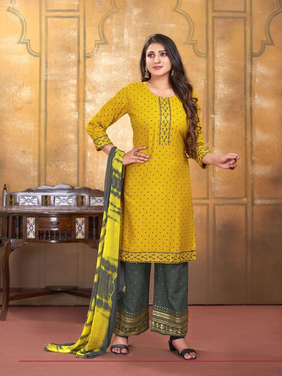 Chunri Vol-4 By Kinti 101 To 106 Series Beautiful Suits Colorful Stylish Fancy Casual Wear & Ethnic Wear Heavy Rayon Dresses At Wholesale Price