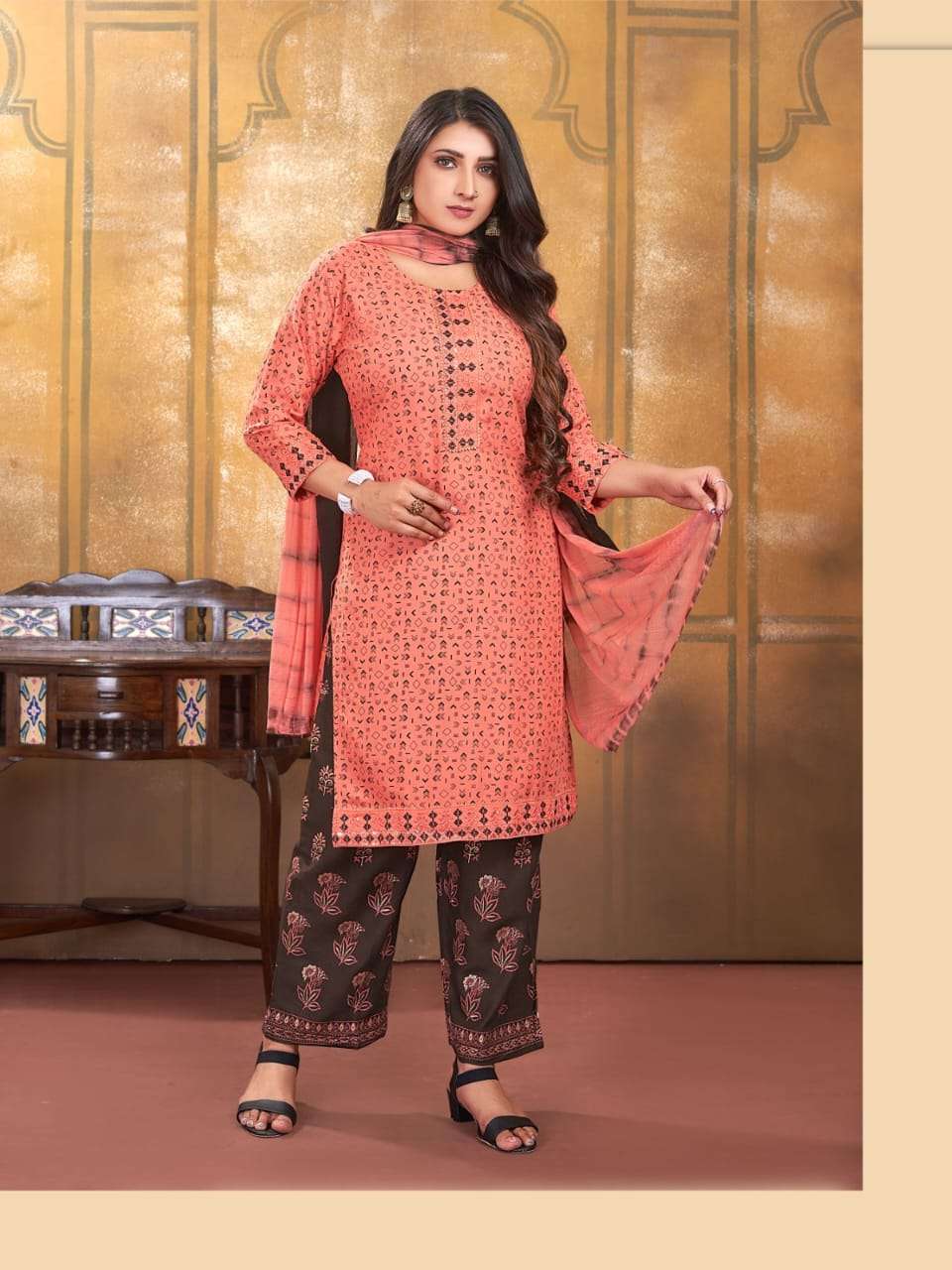 Chunri Vol-4 By Kinti 101 To 106 Series Beautiful Suits Colorful Stylish Fancy Casual Wear & Ethnic Wear Heavy Rayon Dresses At Wholesale Price