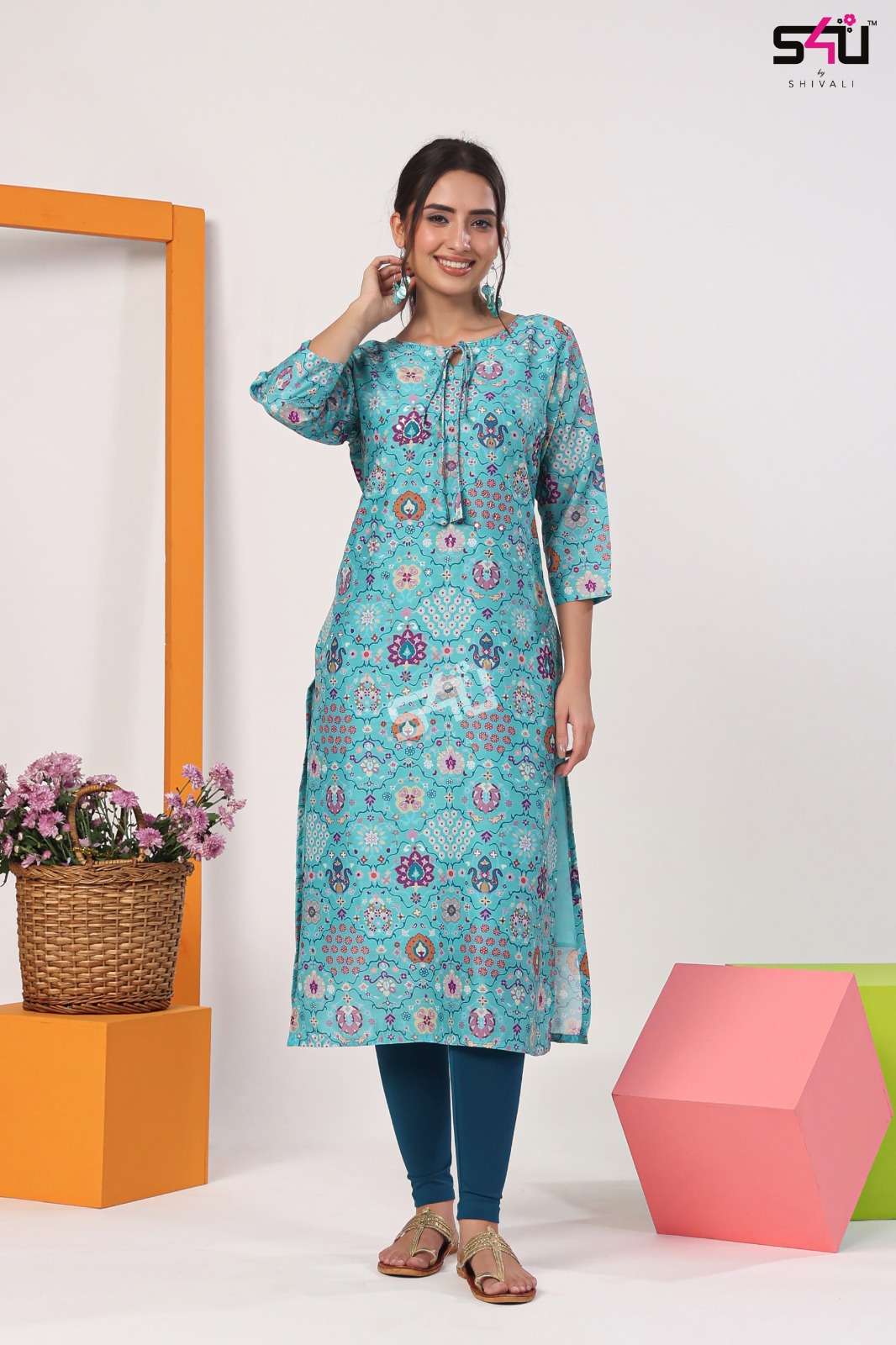 Gold Vol-5 By 1 Love 101 To 106 Series Beautiful Stylish Fancy Colorful Casual Wear & Ethnic Wear Muslin Kurtis At Wholesale Price