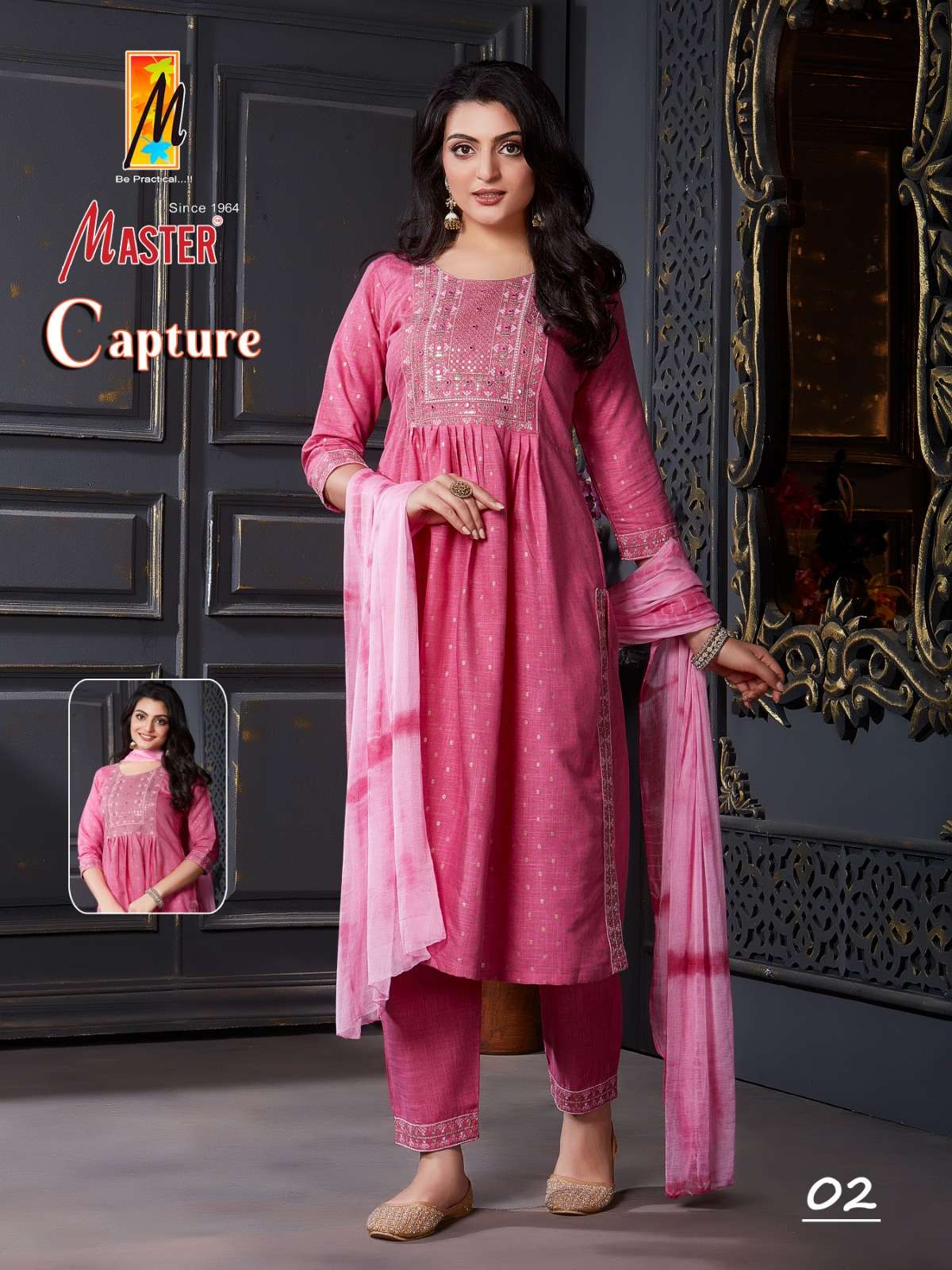 Capture By Master 01 To 08 Series Beautiful Suits Colorful Stylish Fancy Casual Wear & Ethnic Wear Rayon With Work Dresses At Wholesale Price
