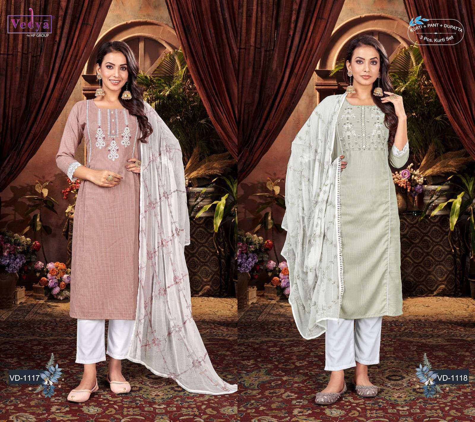 Raas By Vedya 1117 To 1122 Series Designer Festive Suits Beautiful Stylish Fancy Colorful Party Wear & Occasional Wear Chinnon Silk Dresses At Wholesale Price