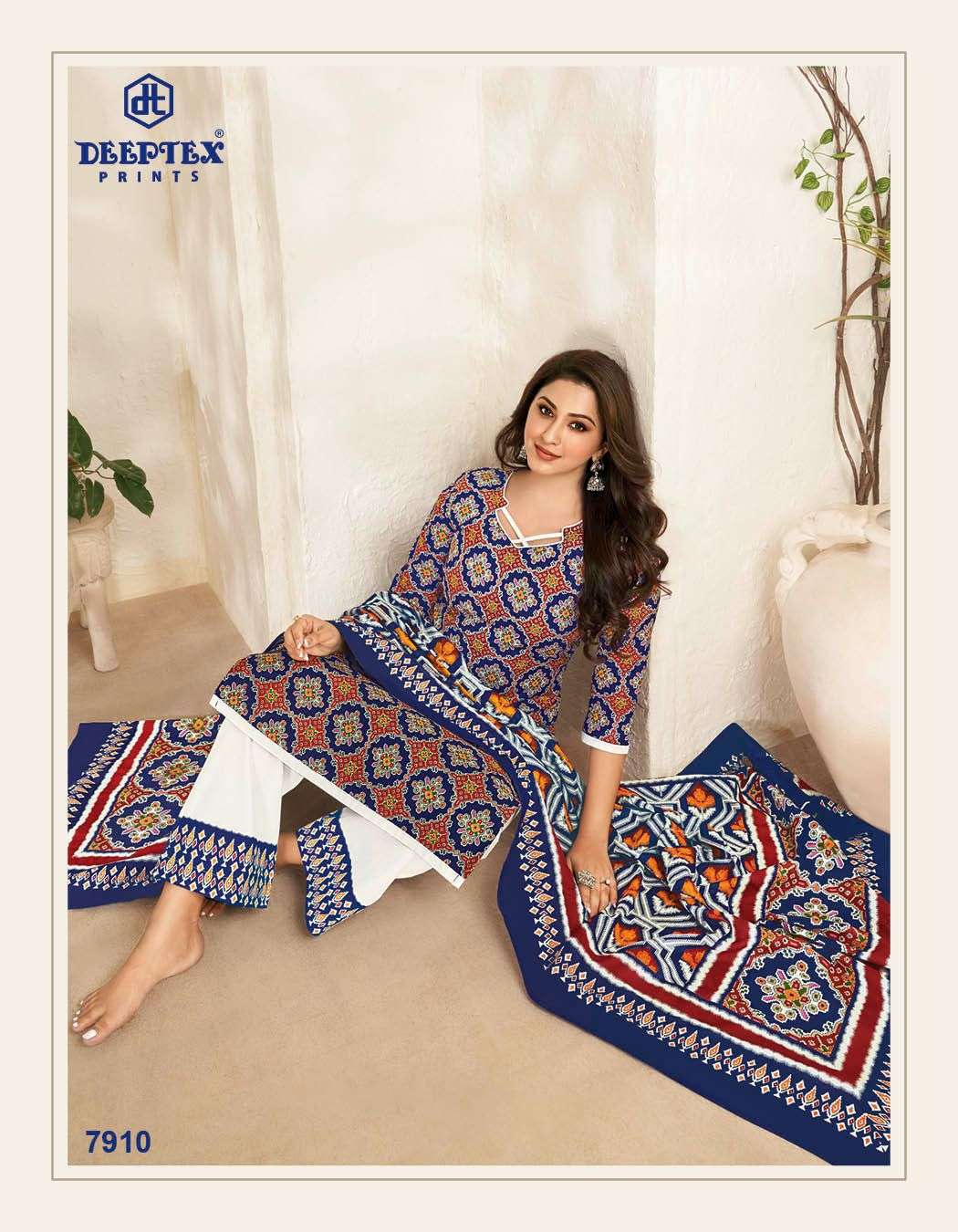 Miss India Vol-79 By Deeptex 7901 To 7926 Series Beautiful Festive Suits Colorful Stylish Fancy Casual Wear & Ethnic Wear Pure Cotton Dresses At Wholesale Price