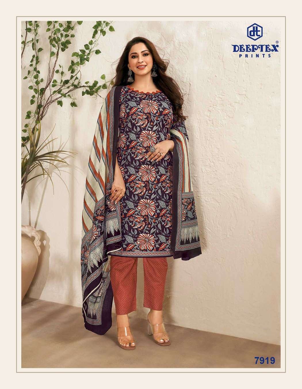 Miss India Vol-79 By Deeptex 7901 To 7926 Series Beautiful Festive Suits Colorful Stylish Fancy Casual Wear & Ethnic Wear Pure Cotton Dresses At Wholesale Price