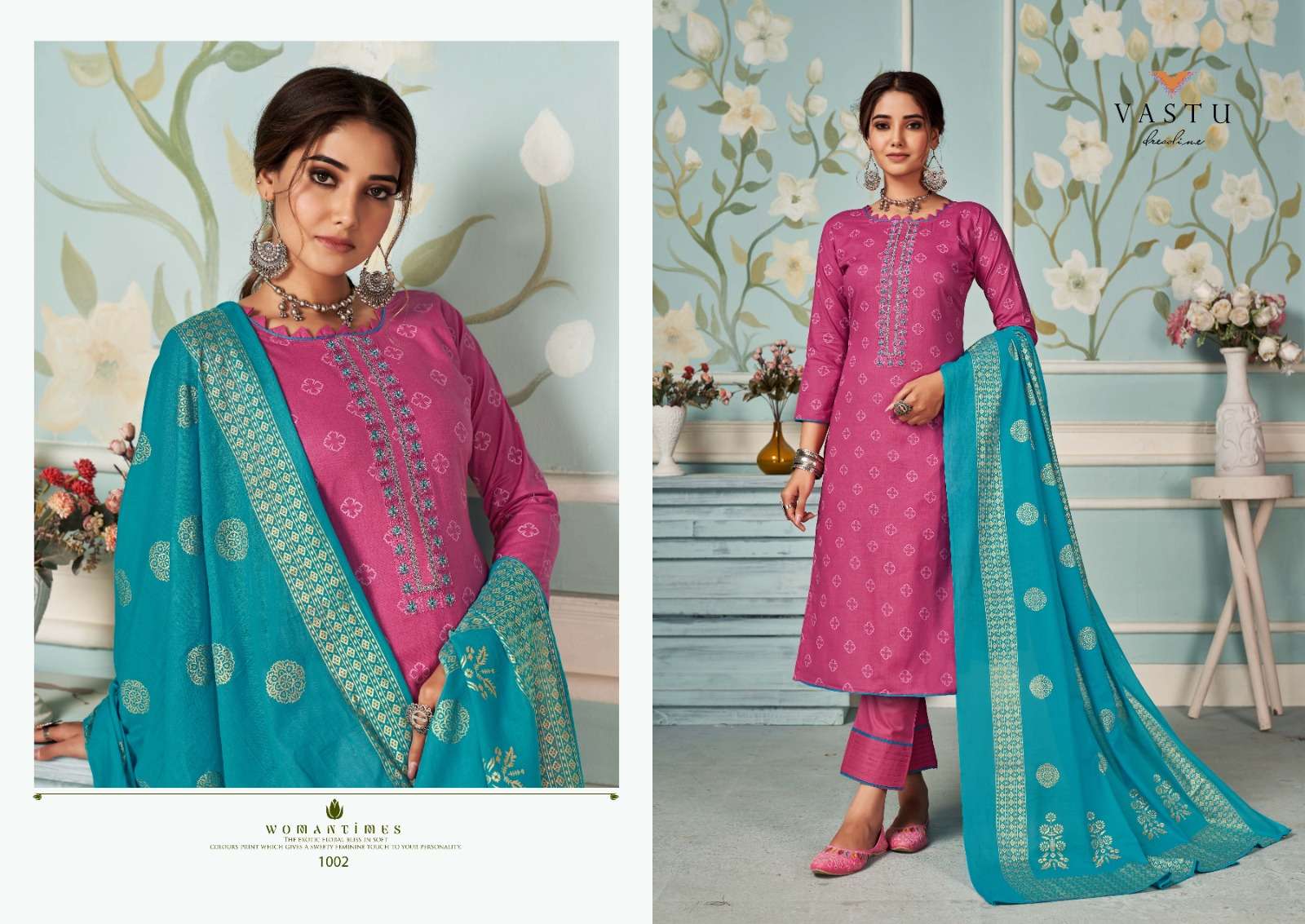 Elira By Vastu 1001 To 1010 Series Designer Suits Collection Beautiful Stylish Colorful Fancy Party Wear & Occasional Wear Pure Lawn Cotton Dresses At Wholesale Price