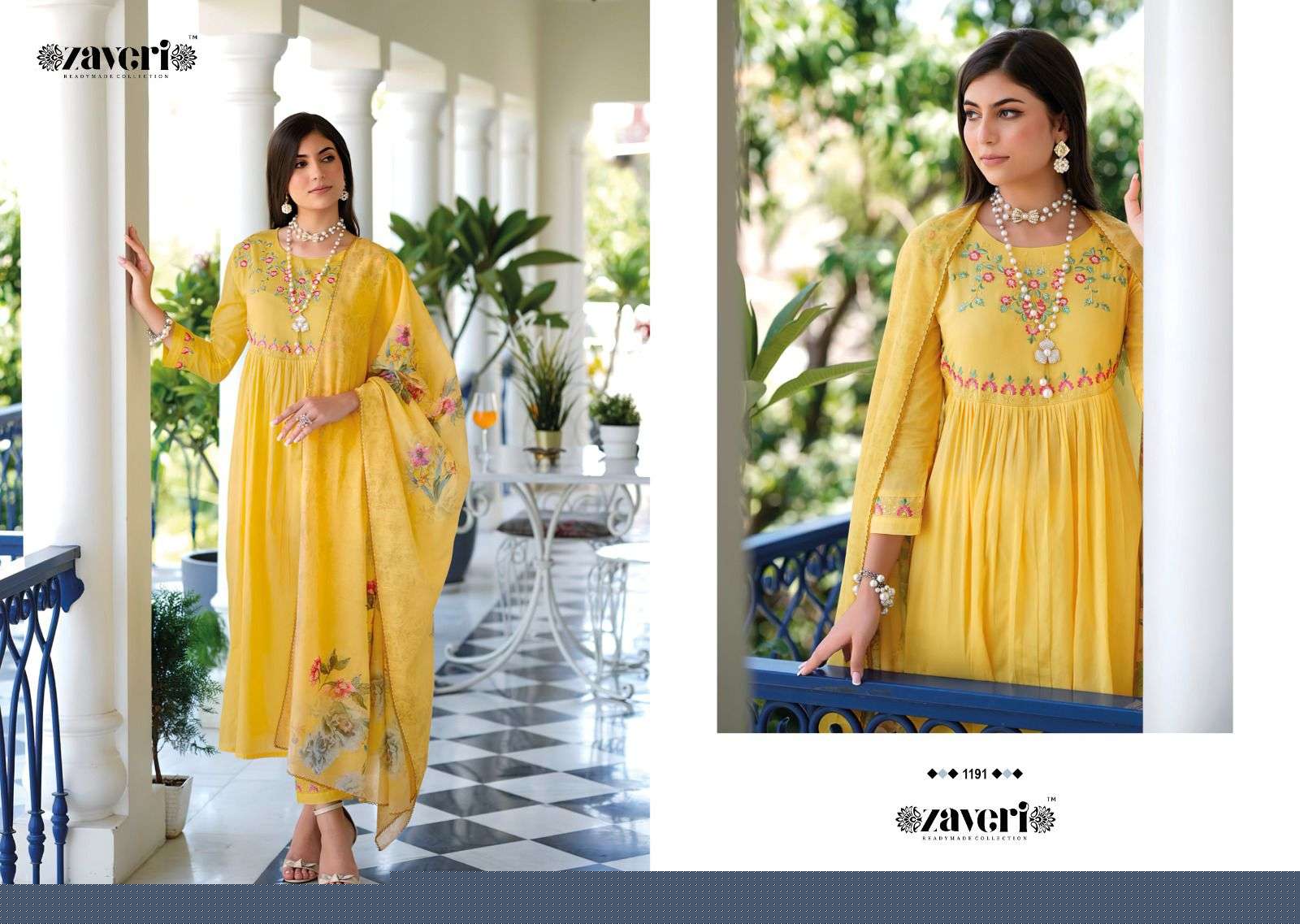 Symphonia By Zaveri 1189 To 1192 Series Designer Festive Suits Beautiful Fancy Colorful Stylish Party Wear & Occasional Wear Pure Mal Cotton Dresses At Wholesale Price