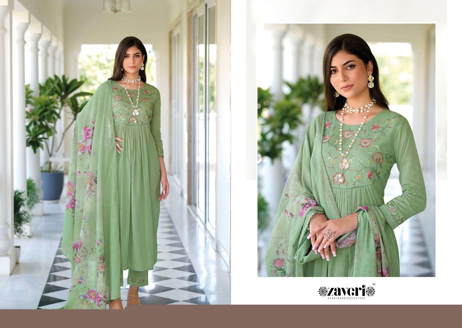 Symphonia By Zaveri 1189 To 1192 Series Designer Festive Suits Beautiful Fancy Colorful Stylish Party Wear & Occasional Wear Pure Mal Cotton Dresses At Wholesale Price