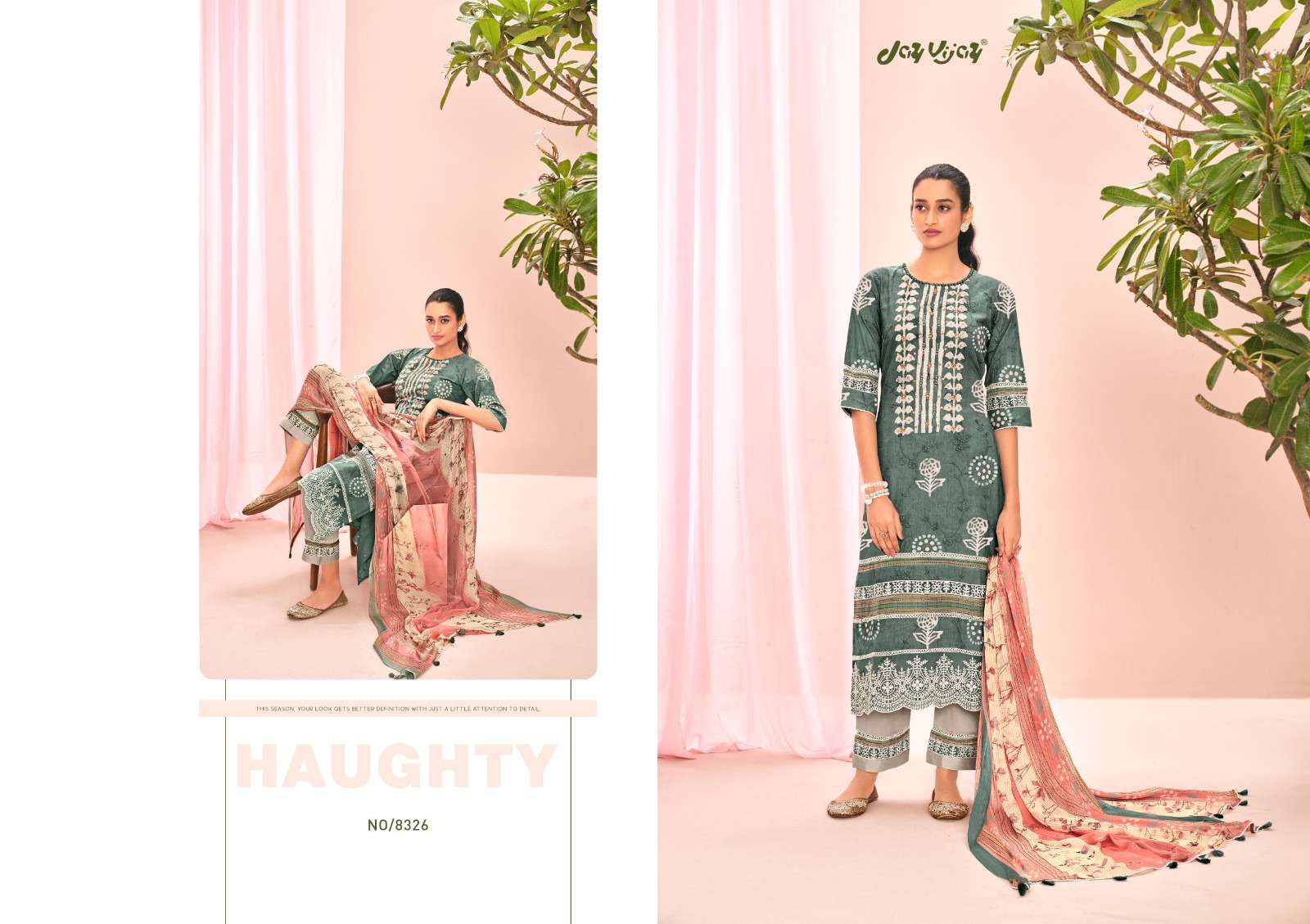 Oksana Vol-2 By Jay Vijay Prints 8321 To 8328 Series Designer Festive Suits Beautiful Fancy Stylish Colorful Party Wear & Occasional Wear Pure Cotton Dresses At Wholesale Price