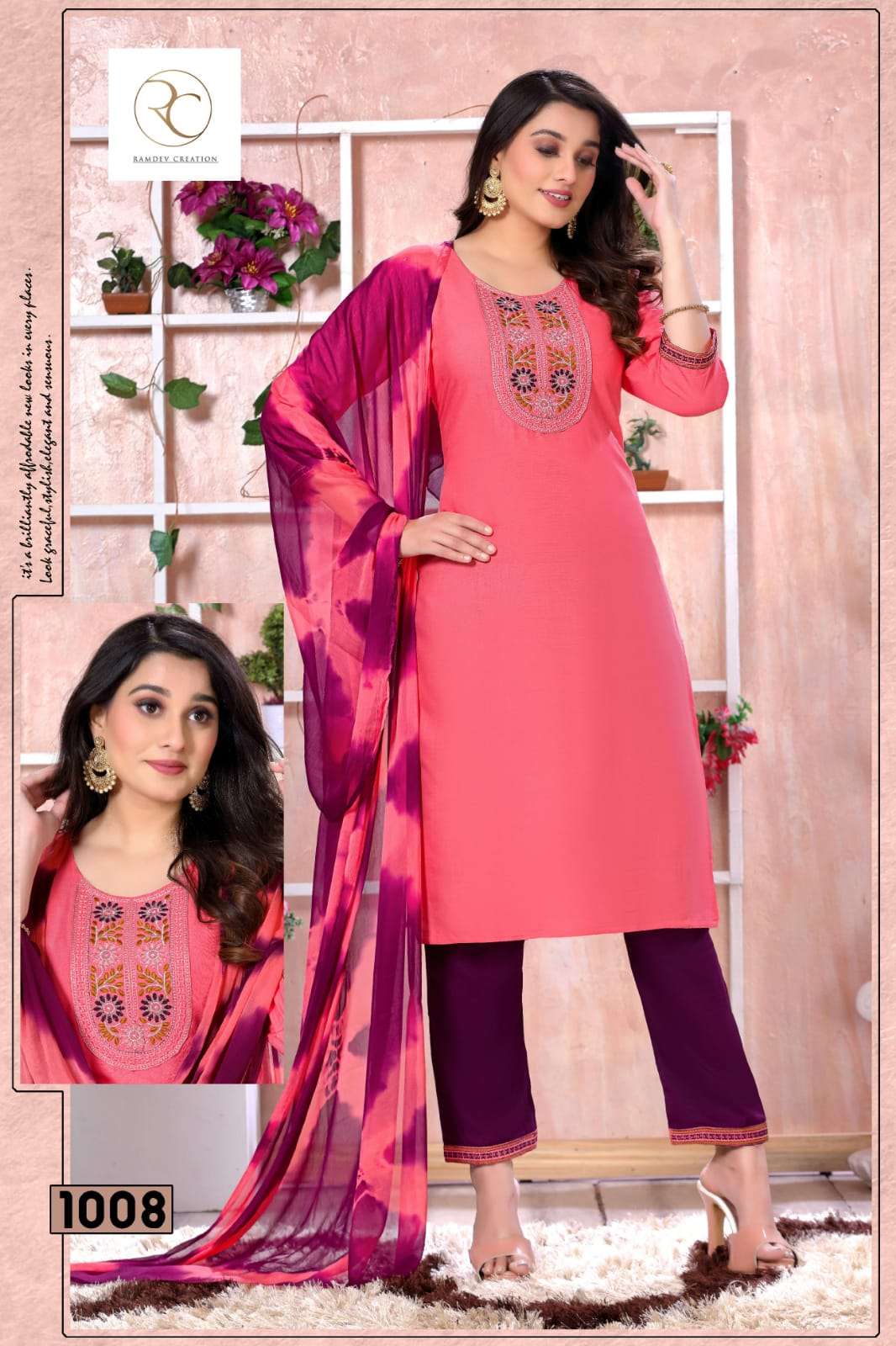 Ladoo Vol-1 By Rc 1001 To 1008 Series Designer Festive Suits Beautiful Fancy Stylish Colorful Party Wear & Occasional Wear Heavy Rayon Dresses At Wholesale Price