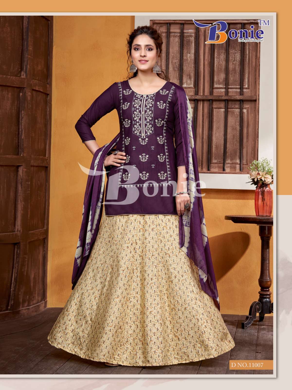 Meera Vol-11 By Bonie 11001 To 11008 Series Designer Festive Suits Beautiful Fancy Stylish Colorful Party Wear & Occasional Wear Rayon Embroidered Dresses At Wholesale Price