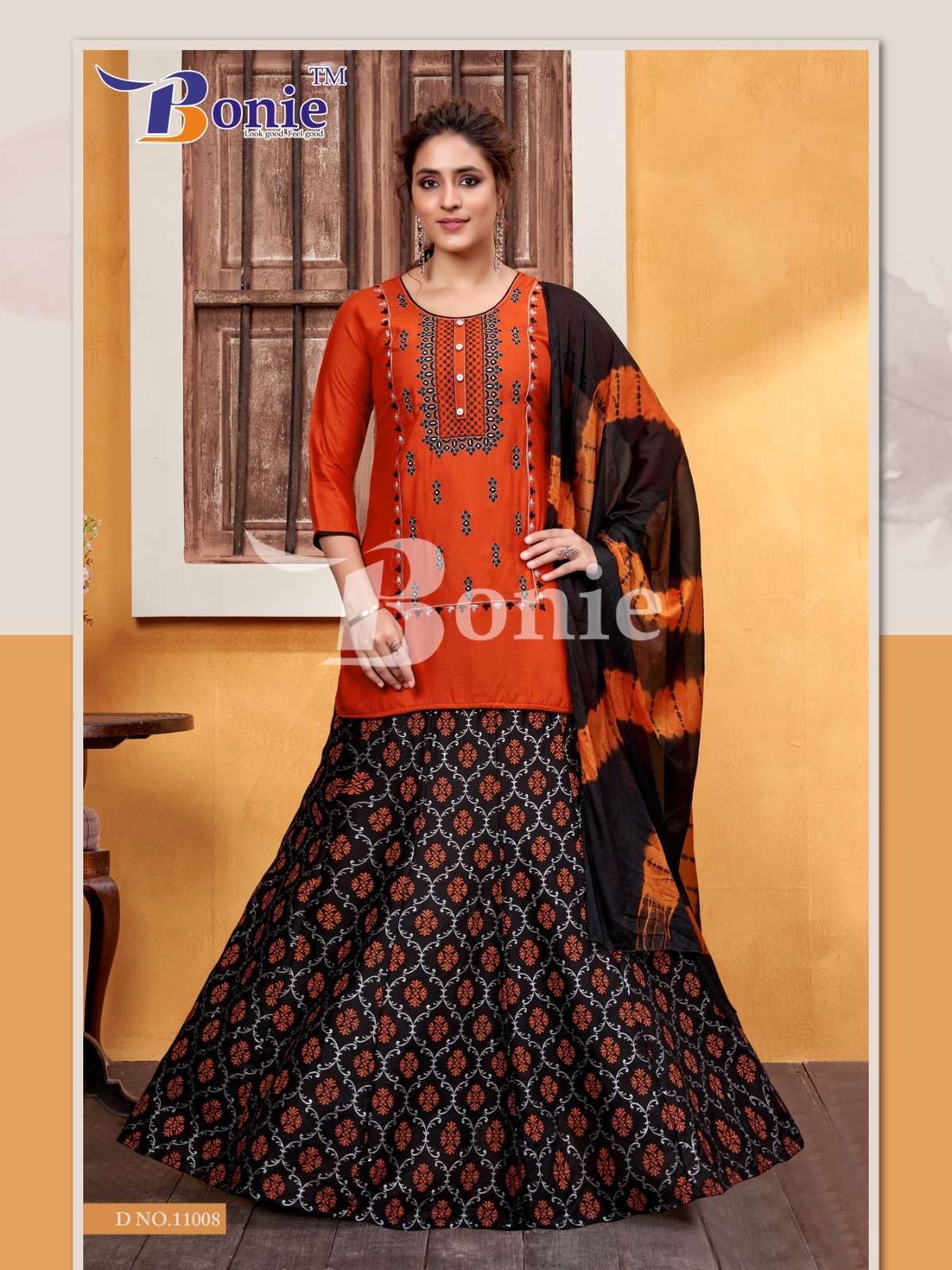 Meera Vol-11 By Bonie 11001 To 11008 Series Designer Festive Suits Beautiful Fancy Stylish Colorful Party Wear & Occasional Wear Rayon Embroidered Dresses At Wholesale Price
