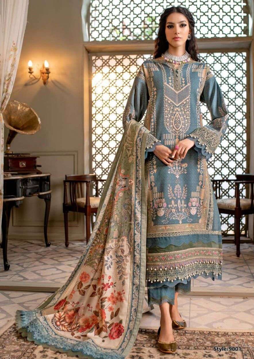 Mallika Vol-9 By Mishri 9001 To 9006 Series Beautiful Stylish Festive Suits Fancy Colorful Casual Wear & Ethnic Wear & Ready To Wear Pure Soft Cotton With Embroidery Dresses At Wholesale Price