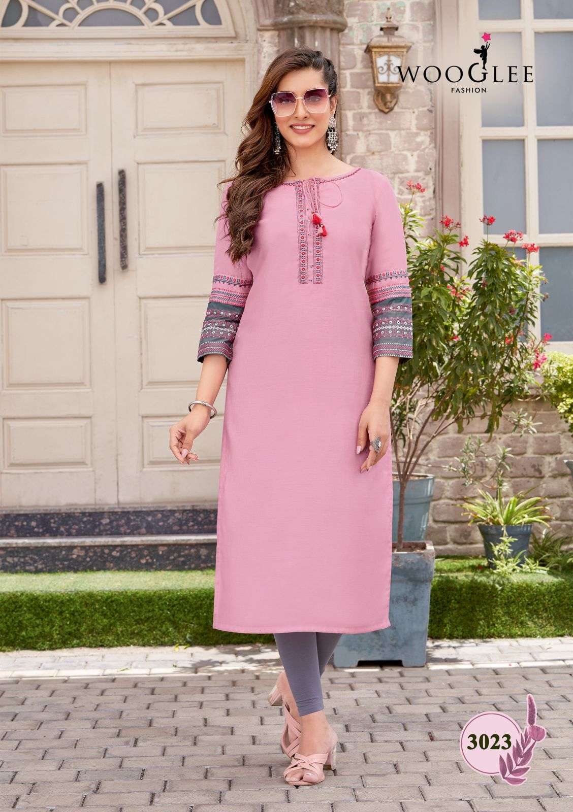 Salonee Vol-4 By Wooglee 3019 To 3024 Series Designer Stylish Fancy Colorful Beautiful Party Wear & Ethnic Wear Collection Heavy Rayon Kurtis At Wholesale Price
