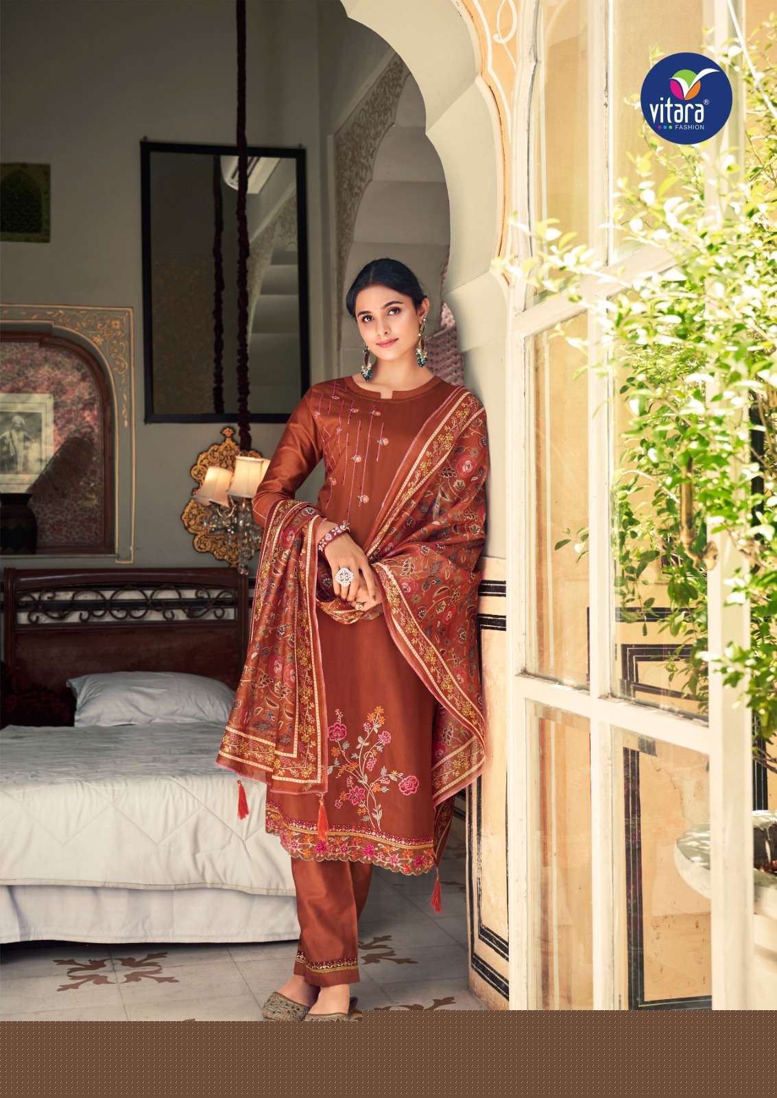 Arizona By Vitara 1001 To 1004 Series Beautiful Stylish Festive Suits Fancy Colorful Casual Wear & Ethnic Wear & Ready To Wear Silk Dresses At Wholesale Price