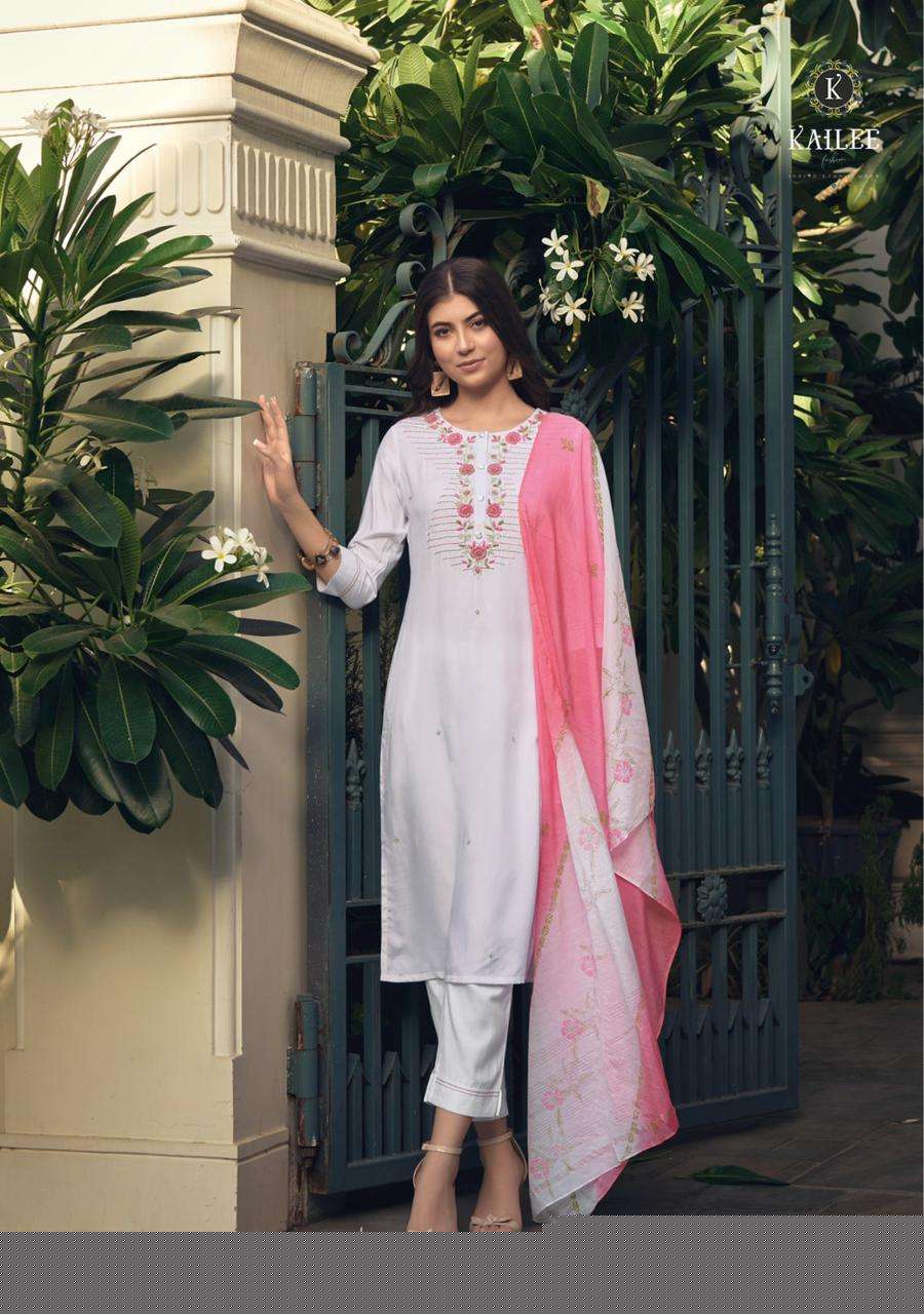 Ehsaas By Kailee 40901 To 40906 Series Beautiful Festive Suits Colorful Stylish Fancy Casual Wear & Ethnic Wear Pure Fancy With Embroidered Dresses At Wholesale Price