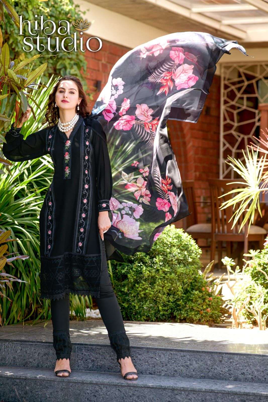 Luxury Pret Collection Vol-60 By Hiba Fashion 60-A To 60-D Series Beautiful Pakistani Suits Colorful Stylish Fancy Casual Wear & Ethnic Wear Pure Georgette Dresses At Wholesale Price