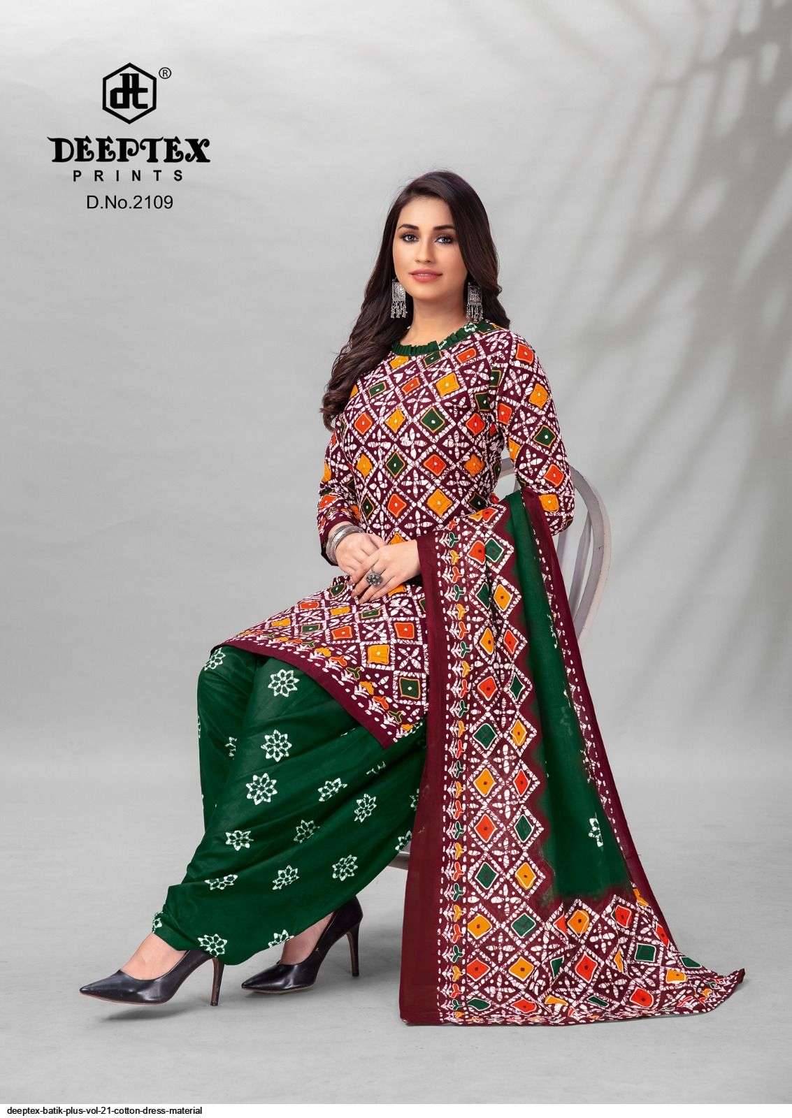 Batik Plus Vol-21 By Deeptex Prints 2101 To 2110 Series Beautiful Festive Suits Colorful Stylish Fancy Casual Wear & Ethnic Wear Pure Cotton Print Dresses At Wholesale Price