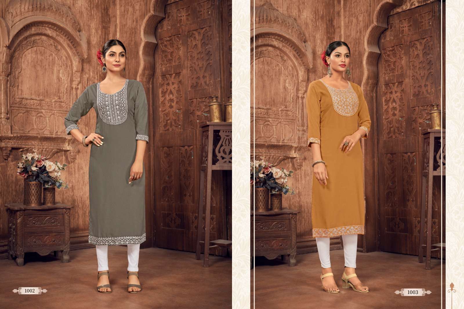 Aangi By Jinesh Nx 1001 To 1006 Series Designer Stylish Fancy Colorful Beautiful Party Wear & Ethnic Wear Collection Rayon Print Kurtis At Wholesale Price