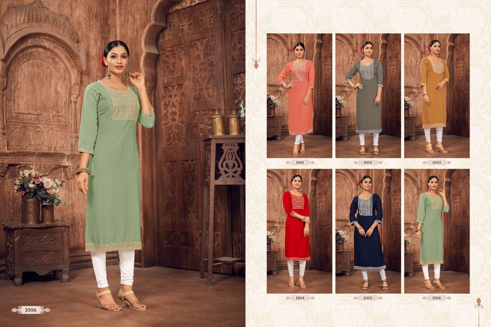 Aangi By Jinesh Nx 1001 To 1006 Series Designer Stylish Fancy Colorful Beautiful Party Wear & Ethnic Wear Collection Rayon Print Kurtis At Wholesale Price