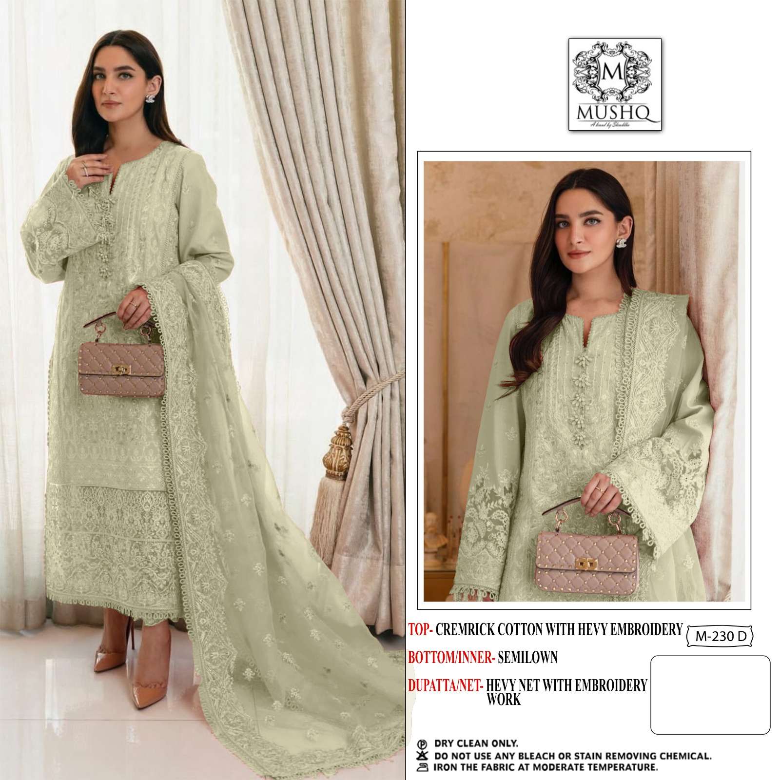 Mushq Hit Design 230 Colours By Mushq 230-A To 230-D Series Designer Festive Pakistani Suits Collection Beautiful Stylish Fancy Colorful Party Wear & Occasional Wear Pure Cotton With Embroidered Dresses At Wholesale Price