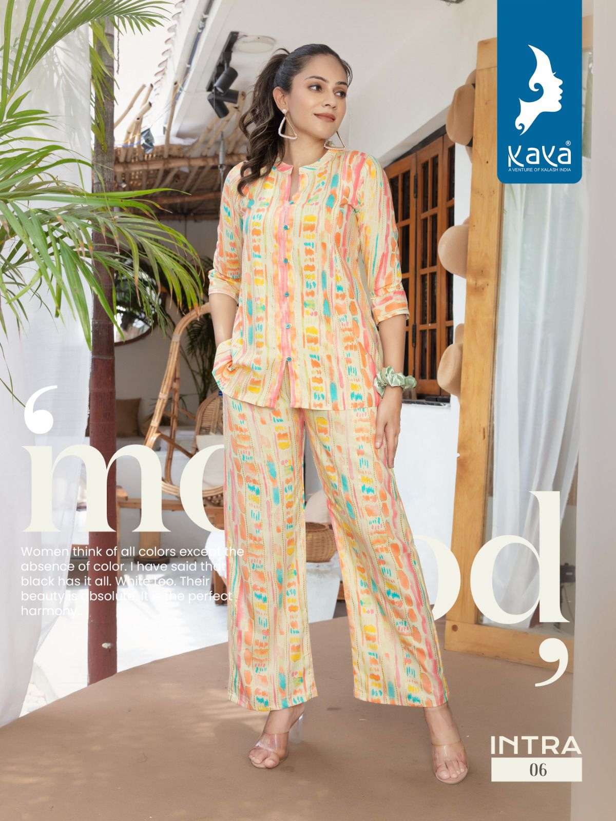 Intra By Kaya 01 To 06 Series Designer Stylish Fancy Colorful Beautiful Party Wear & Ethnic Wear Collection Rayon Foil Tops With Bottom At Wholesale Price