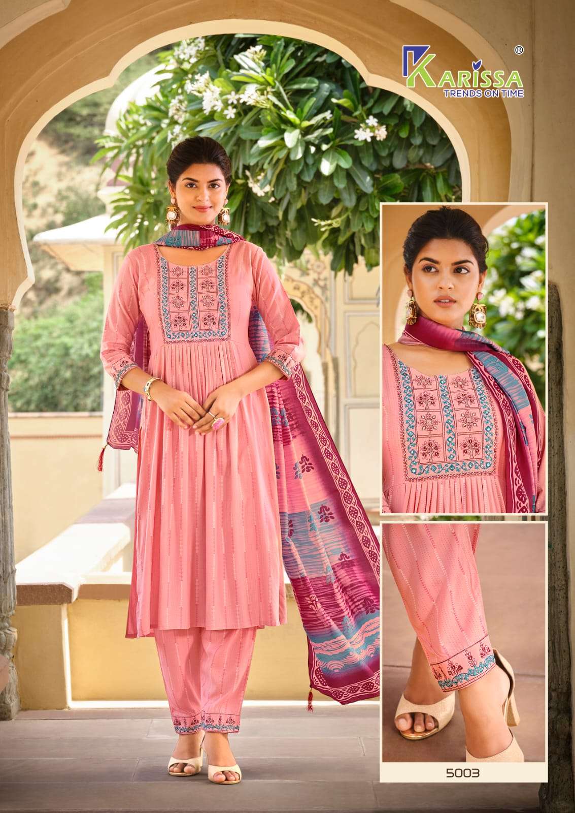 Gulmohar Vol-2 By Karissa 5001 To 5006 Series Beautiful Winter Collection Suits Stylish Fancy Colorful Casual Wear & Ethnic Wear Rayon Print Dresses At Wholesale Price