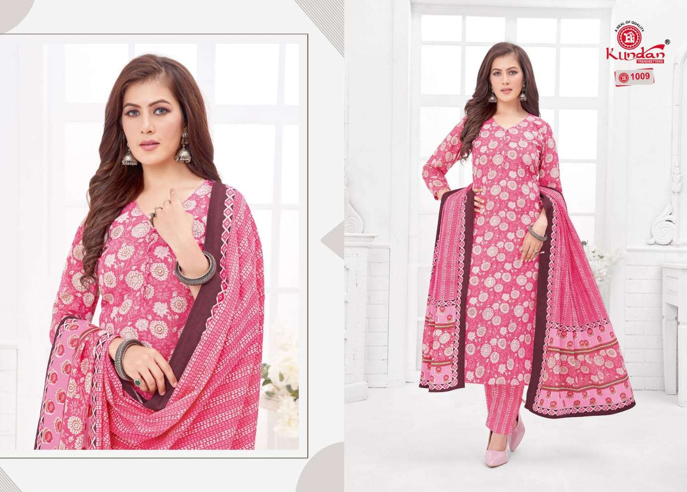 Tulip Vol-1 By Kundan 1001 To 1012 Series Beautiful Suits Colorful Stylish Fancy Casual Wear & Ethnic Wear Pure Cotton Dresses At Wholesale Price